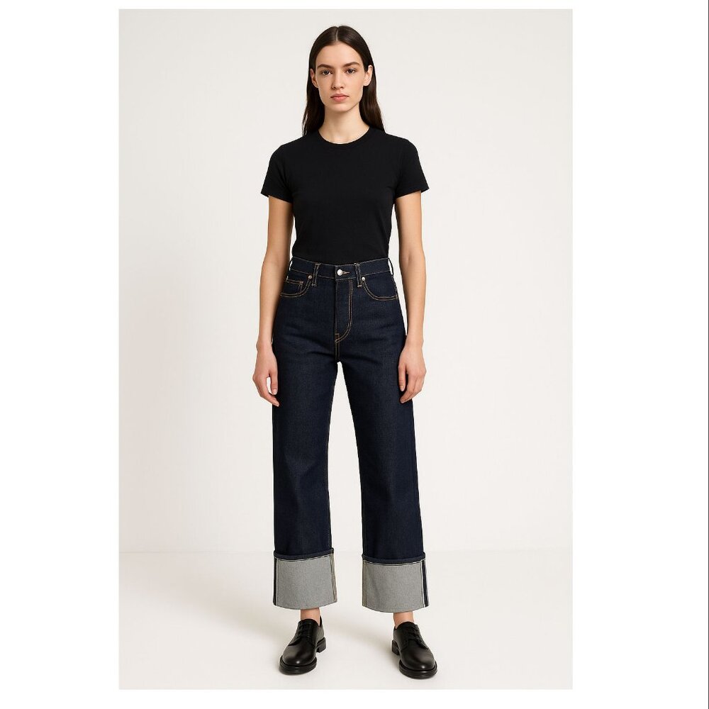 Rag & Bone Indigo Raw Selvedge Denim Jeans, Womens size 28